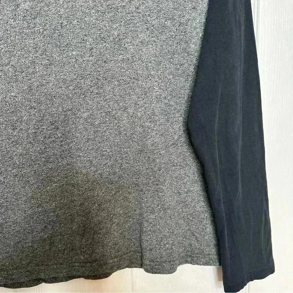 George Long  Sleeved Shirt Zippered Front Pocket Grey & Black Size Extra Large - Picture 16 of 16